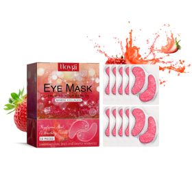 Hoygi Strawberry Gel Patch Reduces Fine Lines Under Eyes, Bags Under Eyes, Dark Circles, Firming Eyes, Anti-Wrinkle Moisturizing Eye Patch