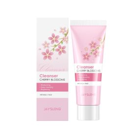 Jaysuing Cherry Blossom Hydrating Cleanser Cleanser For Facial Skin Is A Smooth, Hydrating, Oil-Control Cleanser
