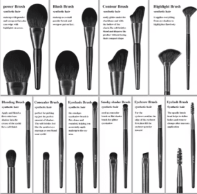 BEILI Low MOQ Ship Fast Custom High Quality Make Up Brushes Wholesale Wood Handle Premium Natural10pcs Makeup Brush