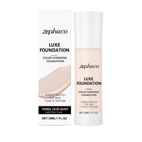 Warm Toning Foundation (Light Skin Tone) Natural Lightweight Gentle Formula Fits Skin (Option: Default)