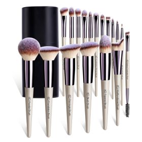 18PCS Professional Makeup Brush Set, Foundation, Powder, Concealer, Eyeshadow & Blush Brushes With Black Storage Case (Option: MULTI)