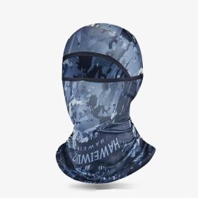 Summer Ice Silk Sun Protection Mask Men's Head Cover Full Face Fishing Sun Protection Scarf (Option: TLB414-Free Size)